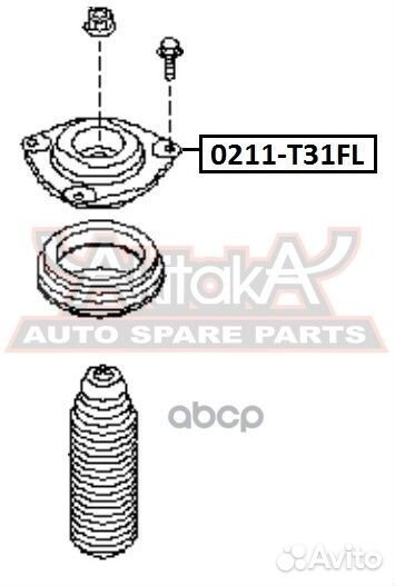 Опора амортизатора перед лев nissan/ qashqai
