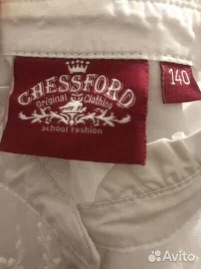 Блузка белая для девочек