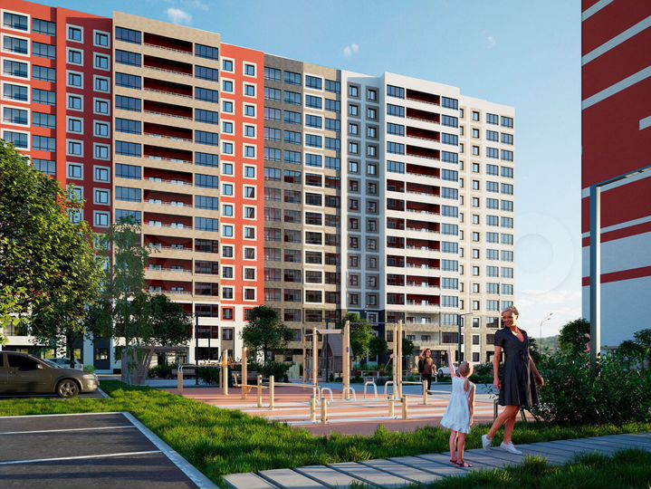 3-к. квартира, 71,6 м², 13/15 эт.