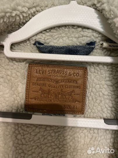 Джинсовая куртка мужская Levi's Sherpa XL