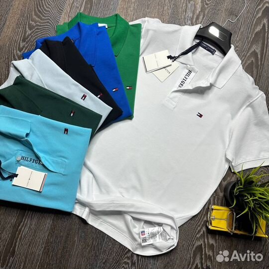 Tommy hilfiger поло футболка premium
