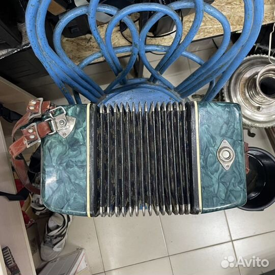 Гармонь Беларусь с футляре СССР (Сзр)