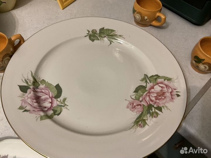 Фарфоровые большие блюда