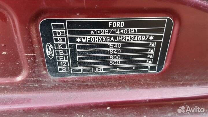 Разбор на запчасти Ford Fiesta