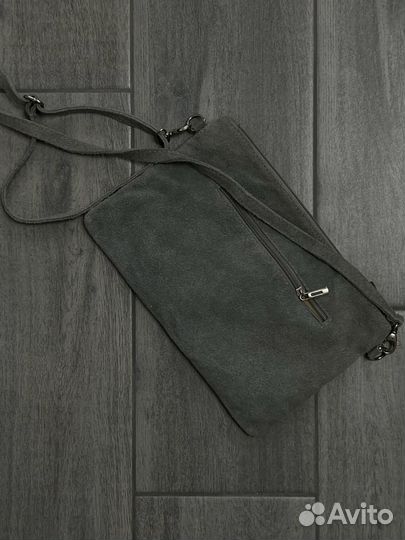 Сумка женская натуральная замша Италия