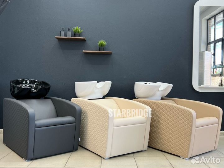 Мойка парикмахерская и кресло парикмахерское