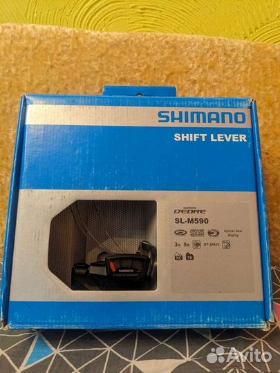 Шифтер Shimano Deore SL-M590, левый 3 скорости