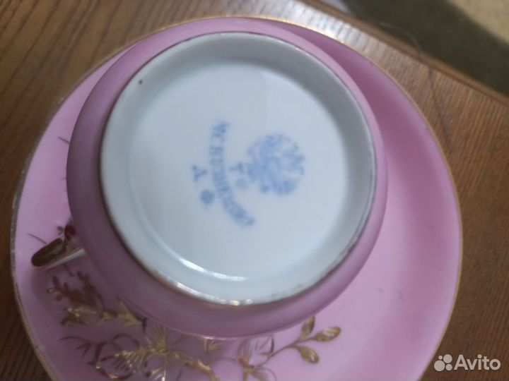 Чашка с блюдцем Кузнецова