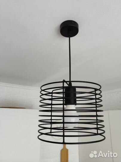 Светильник подвесной лофт металл
