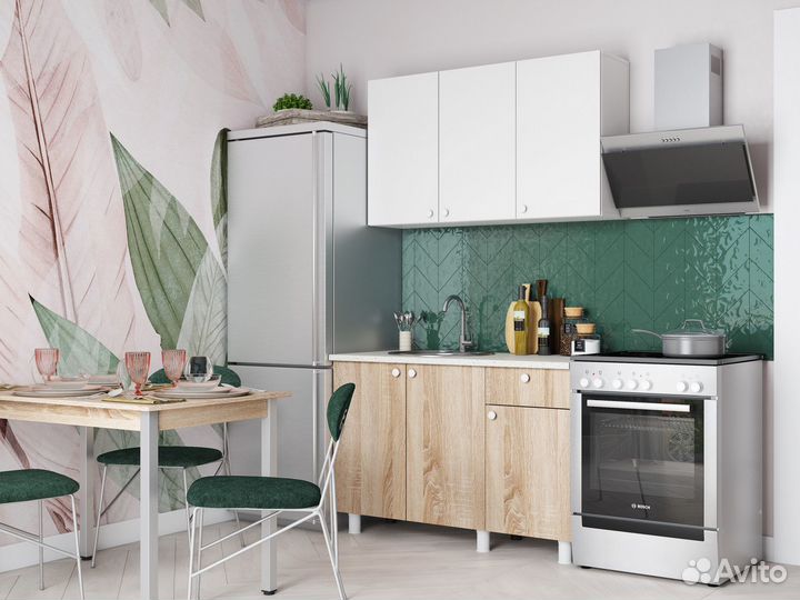 Кухонный гарнитур 0,8м.,1,0м.,1,2м.,1,5м.,1,8м