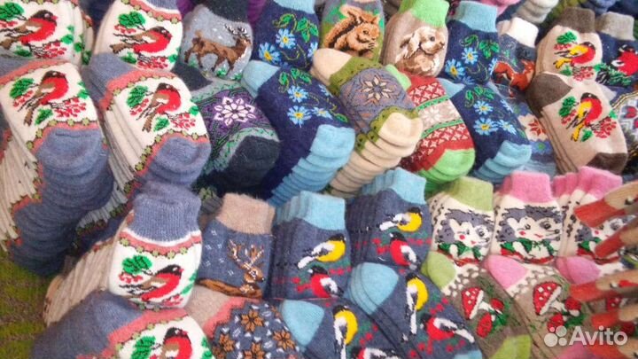 Шерстяные носки