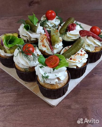 Закусочные капкейки