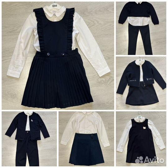 Школьная форма на девочку 128 синий