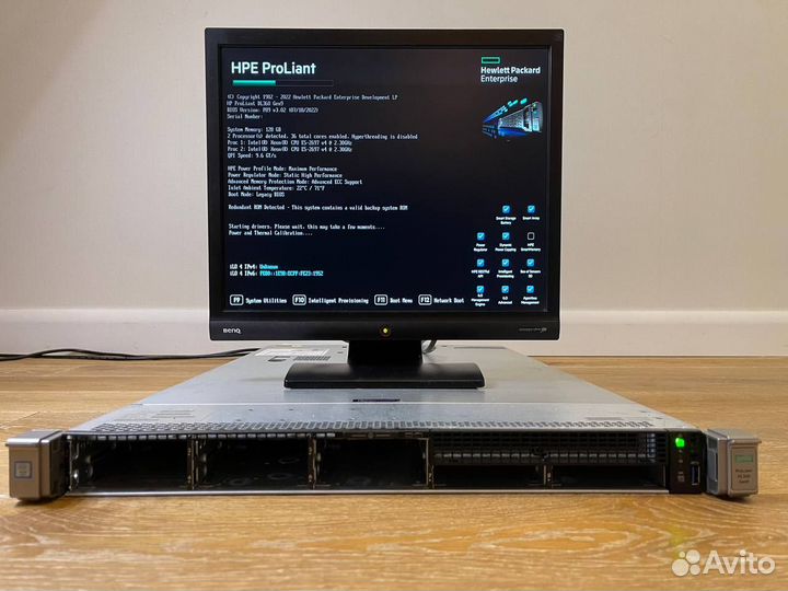 Сервер HP DL360 Gen9 8SFF 2x E5-2697v3 512GB