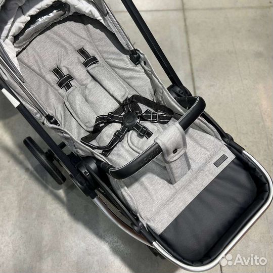 Коляска 3в1 модуль Новая (Светло серый Беж)