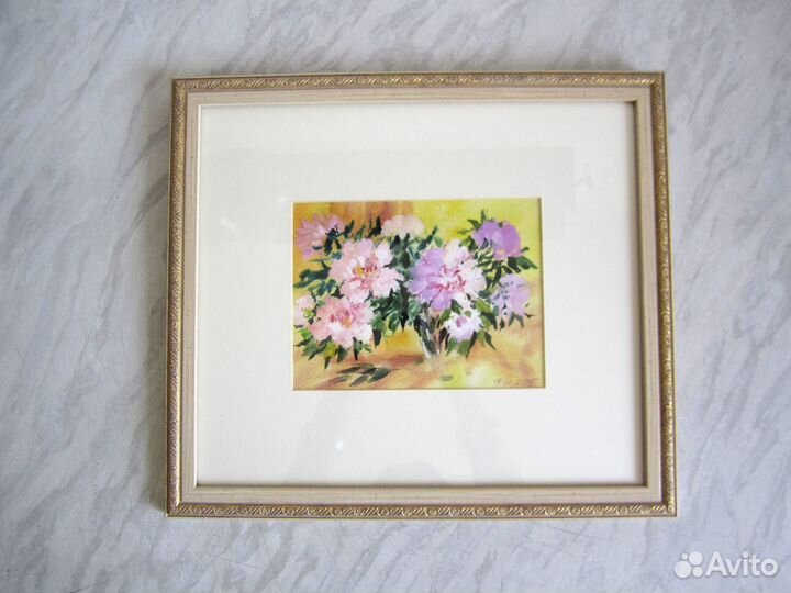 Интерьерная картина акварелью