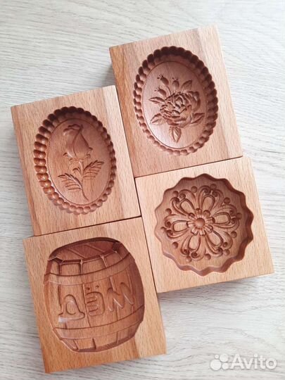 Форма для печатных пряников и печенья с начинкой