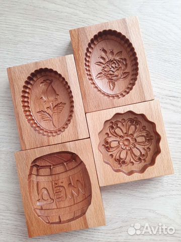 Форма для печатных пряников и печенья с начинкой