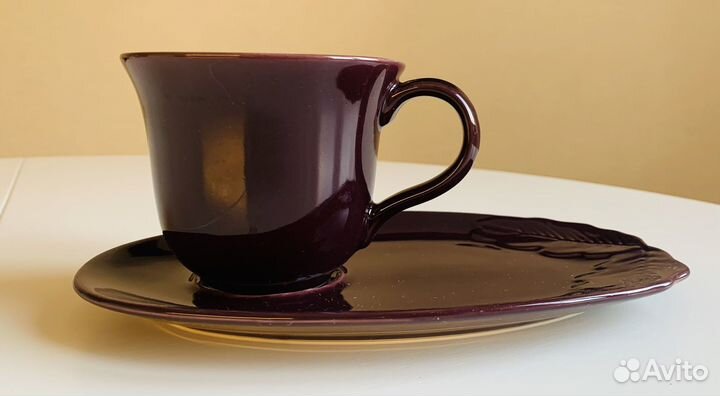 Чашка с блюдцем IKEA