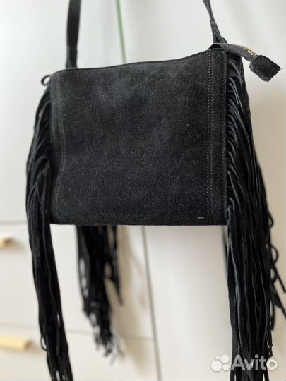 Сумка натуральная замша