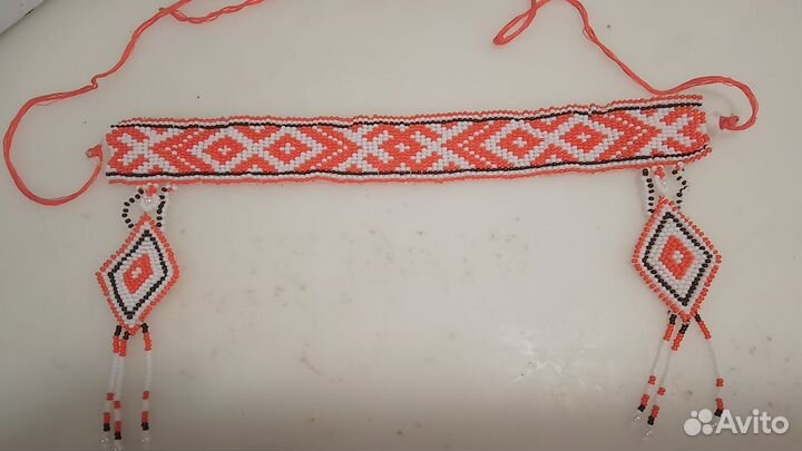 Очелье из бисера