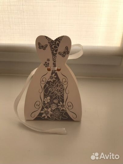 Бонбоньерка свадебная «Платье невесты»