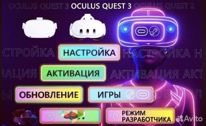 Oculus quest 3 128 + MAX + Новый + 999 Игр + Старт