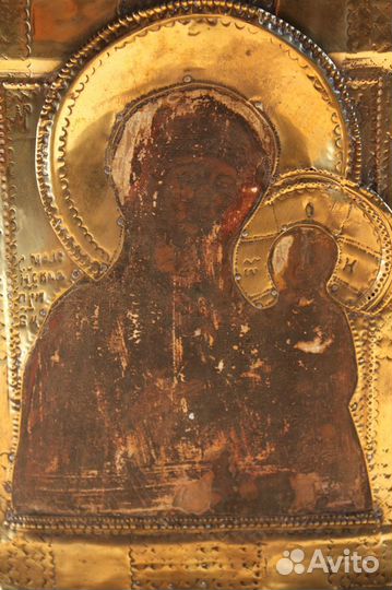 Икона Божией Матери Смоленская. Конец 18 начало 19