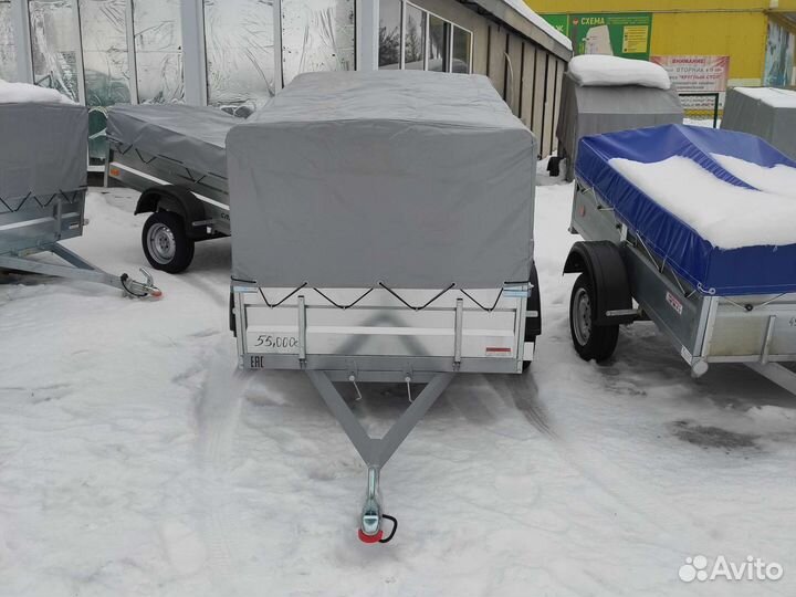 Прицеп Спутник 2013/37 тент 700 мм