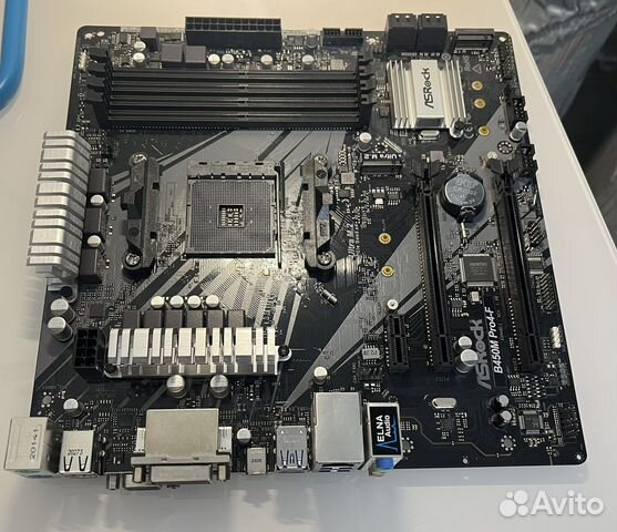 Материнская плата Asrock B450M Pro4-F купить в Москве | Электроника | Авито