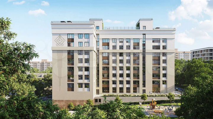 2-к. квартира, 47,8 м², 6/8 эт.