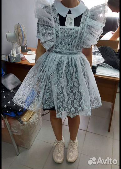 Фартук и платье школьные