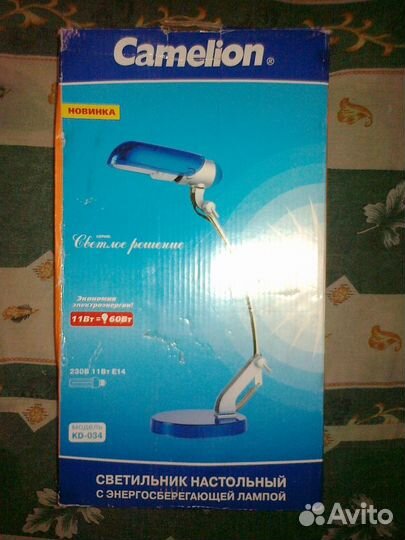 Светильник настольный Camelion и Настольная лампа
