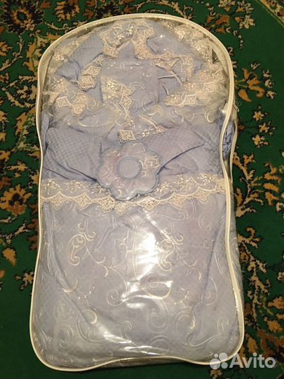 Конверт на выписку новорождённого