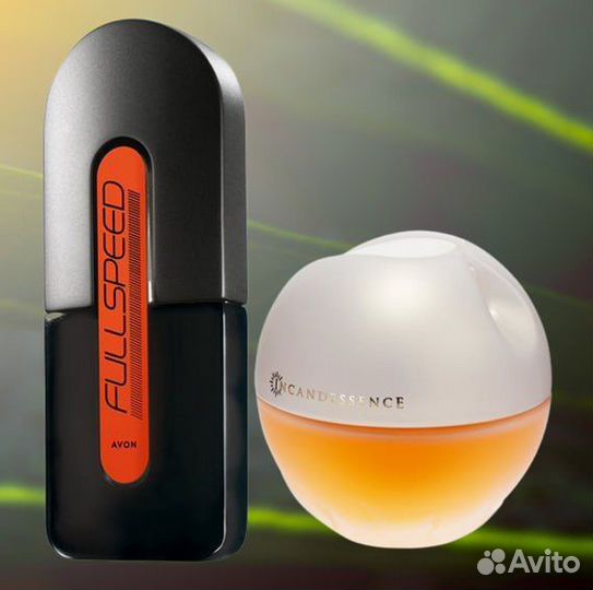 Avon для него Full Speed и Incandessence для нее