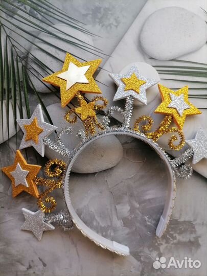 Ободок на Новый год