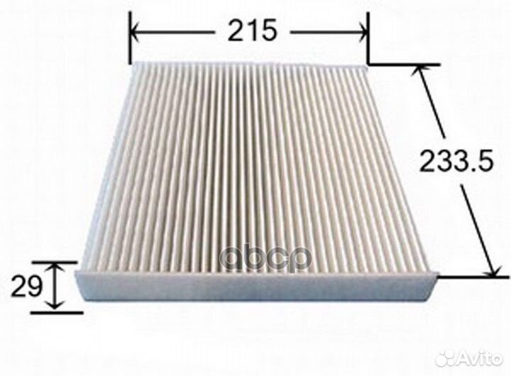 Фильтр салона AC21106 azumi