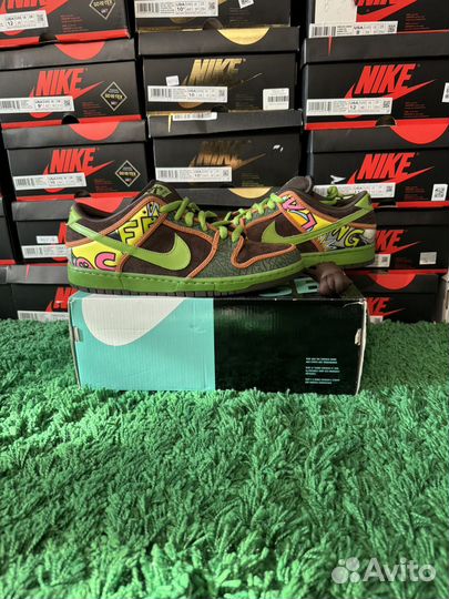 10us и 11us Nike Dunk SB Low Pro De La Soul