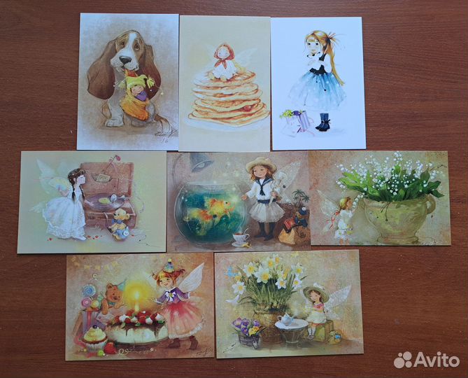 Открытки художник Е. Бабок