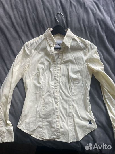 Рубашка женская Esprit, светлый желтый цвет