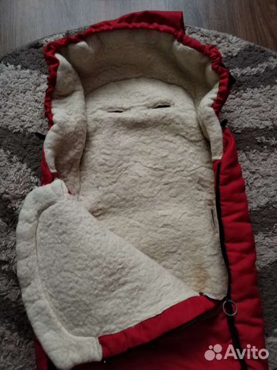 Теплый конверт в коляску, санки