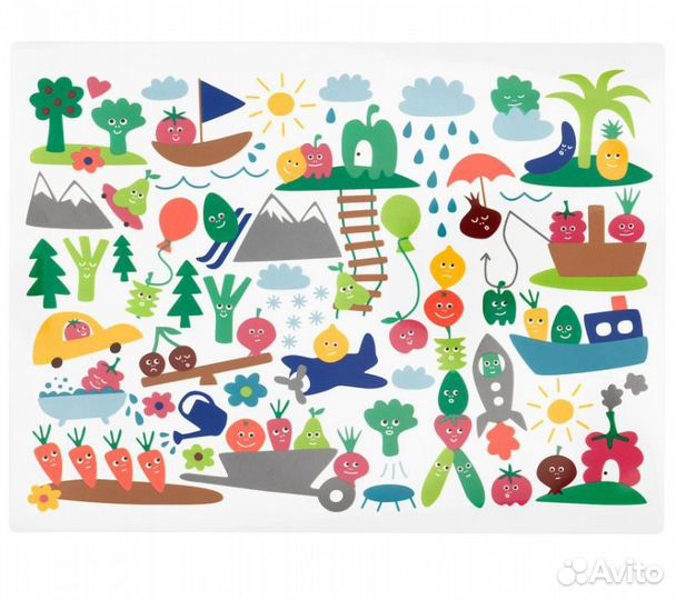 Салфетки под приборы икеа мэтвро, 40х30 см