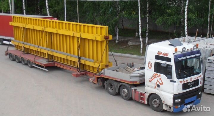 Аренда трала для негабаритных грузов от 300 км