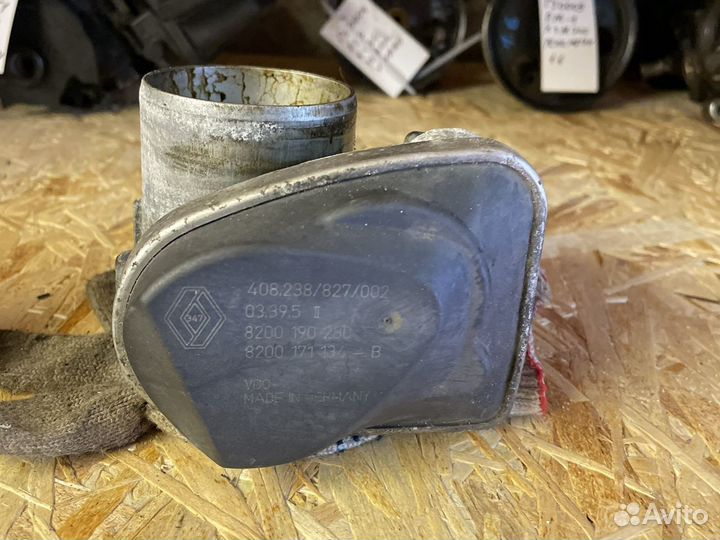 Дроссель Меган 2 сценик 2 1.6