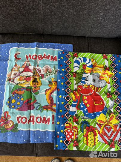 Наборы кухонных полотенец розы, пасха, Новый год