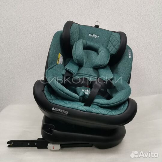 Автокресло aero isofix 0-36 кг. изумруд