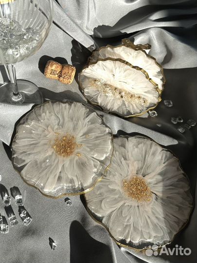 Подстаканник из эпоксидной смолы