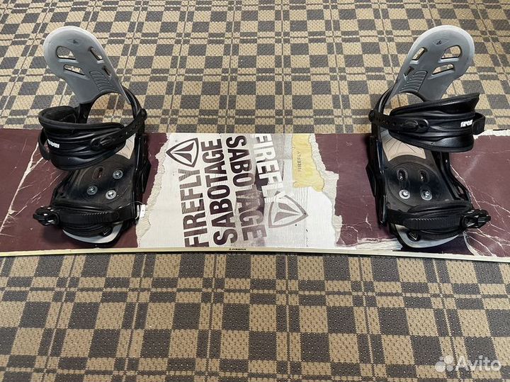 Сноуборд комплект Firefly Sabotage - 167 - M/L