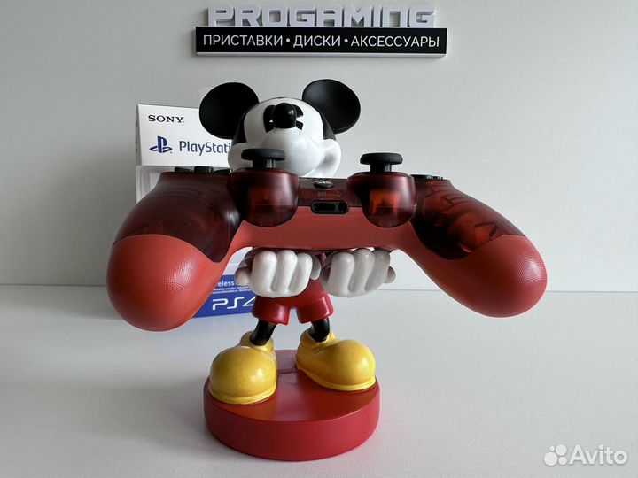 Геймпад для Sony PS4 прозрачно-красный новый