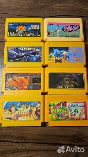 Картриджи dendy 8 bit